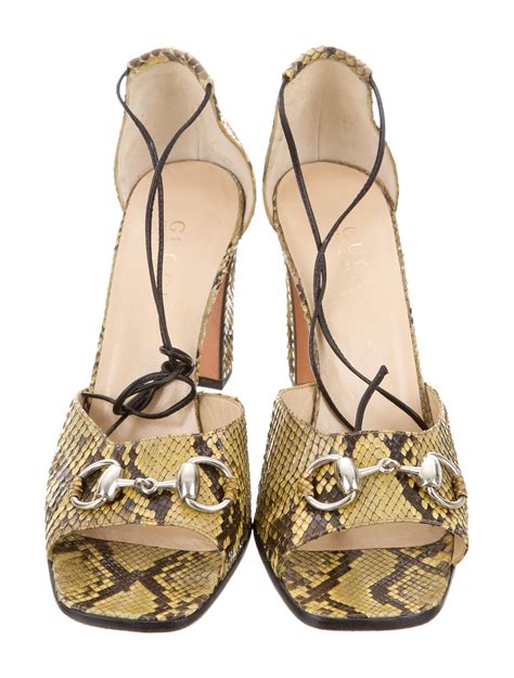 gucci sandals with snake